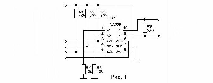 Arduino ina226 схема